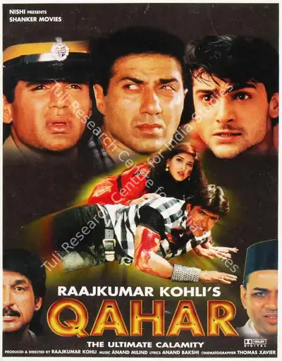 Raj Kumar Kohli (Producer), Qahar, 1997, Song-Synopsis Booklet
