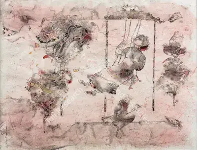 Sakti Burman (Artist), Untitled, 1995, Painting