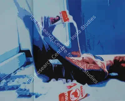 Suryakant Lokhande (Artist), Preformer, 2007, Painting