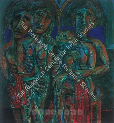 Mondal, Rabin (Artist). Midnight Lovers, 1991 | Painting, So.NeY/19.09.07, 2007 · Sotheby's