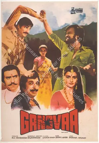 B.S. Dwarakish (Producer), Gangvaa, 1984, Full Sheet Poster