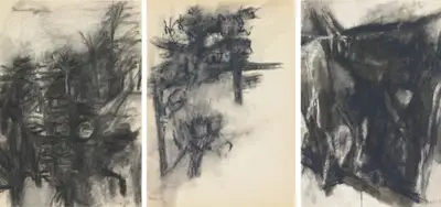 Akbar Padamsee (Artist), Untitled, 1965, Drawing