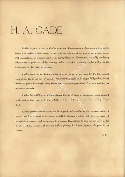 E. S. (Essayist), Seven Contemporary Artists, 1951, Essay