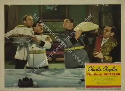 Charlie Chaplin (Producer), The Great Dictator, 1940, Lobby card