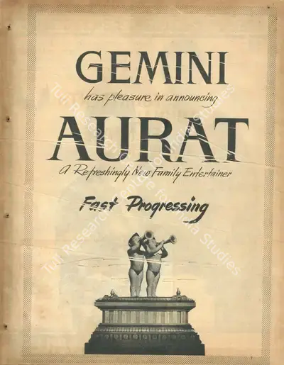 S.S. Balan (Producer), Aurat, 1967, Advertisement