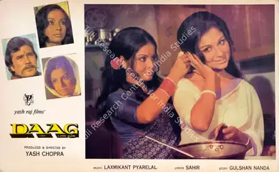 Kay Gee (Cinematographer), Daag, 1973, Lobby Card