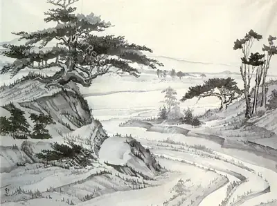 Gaganendranath Tagore (Artist), Landscape, Painting