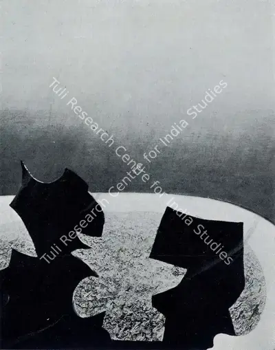 Vivan Sundaram (Artist), Cut-out-Two, 1977, Painting