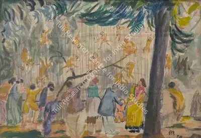 K.H. Ara (Artist), Untitled, 1932, Painting