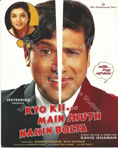 Ekta Kapoor (Producer), Kyo Kii Main Jhuth Nahin Bolta, 2001, Song-Synopsis Booklet