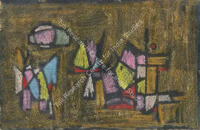 Badri Narayan (Artist), Abstract - I, 1958, Painting