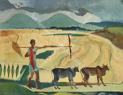 B.C. Sanyal (Artist), Untitled, 1985, Painting