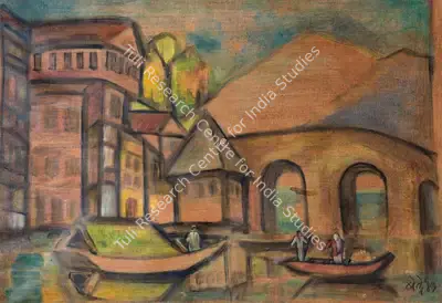 N.S. Bendre (Artist), Kashmir Series, 1941, Painting