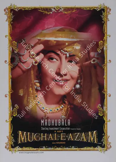 R.D. Mathur (Cinematographer), Mughal E Azam, 1960, Lobby Card