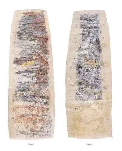 Jayashree Chakravarty (Artist), Space Within (Double-Sided), 2005, Painting