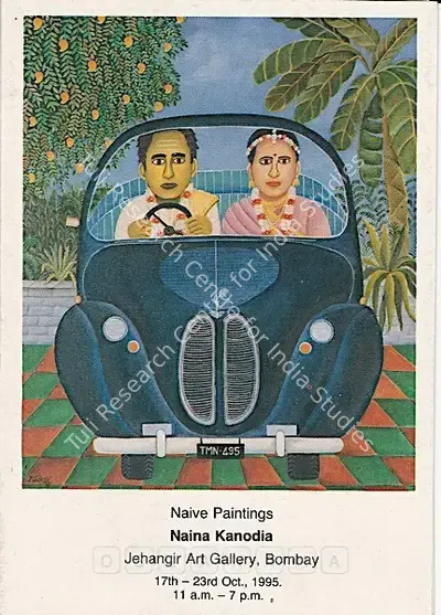 Nayanaa Kanodia (Artist), Naina Kanodia, 1995, Solo Exhibition Invitation