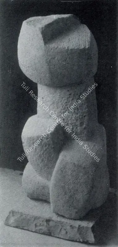 A.M. Davierwalla (Artist), Seated Figure, 1960, Sculpture