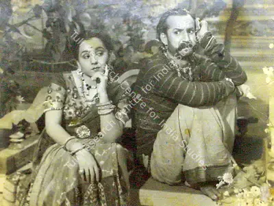 Shanti Kumar (Director), Usha Haran, 1949, Photographic Still