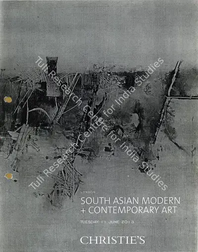 Christie's (Auction House), South Asian Modern and Contemporary Art, 2013, Auction Catalogue