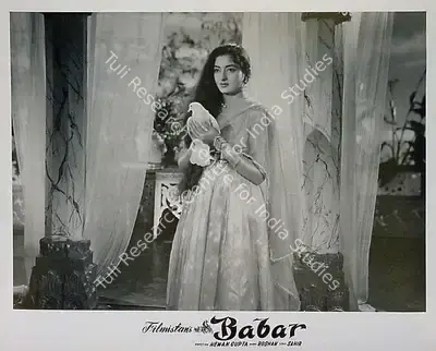 Vasant Beltangdi (Cinematographer), Babar, 1960, Lobby Card