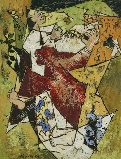 G.R. Santosh (Artist), Untitled, 1956, Painting