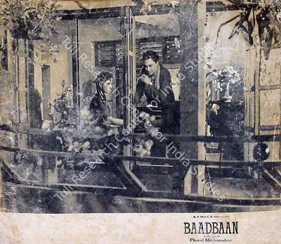 Roque M. Layton (Cinematographer), Baadbaan, 1954, Lobby Card