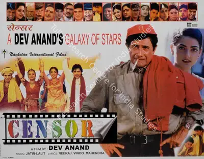 Dev Anand (Producer), Censor, 2001, Lobby Card
