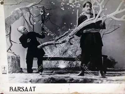 Jal Mistry (Cinematographer), Barsaat, 1949, Lobby Card