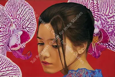 Mousumi Biswas (Artist), Golden Dream, 2016, Painting