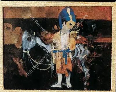 Ganesh Pyne (Artist), The Prince, 1967, Painting