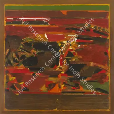 S.H. Raza (Artist), Jodhpur, 1976, Painting