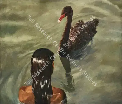 Bhattacharjee, Bikash (Artist). Untitled, 1988 | Painting, AG.Mum/09.11.24, 2024 · Asta Guru