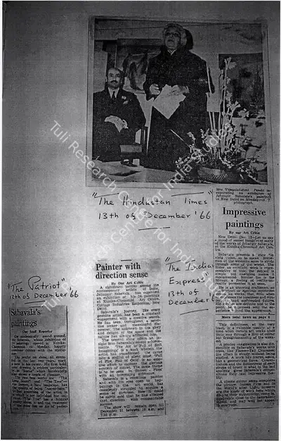 Painter with direction sense, 1966, Newspaper Clipping