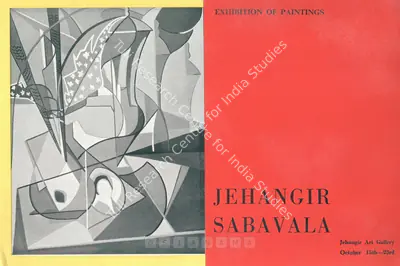 Jehangir Sabavala (Artist), Jehangir Sabavala, 1958, Solo Exhibition Catalogue