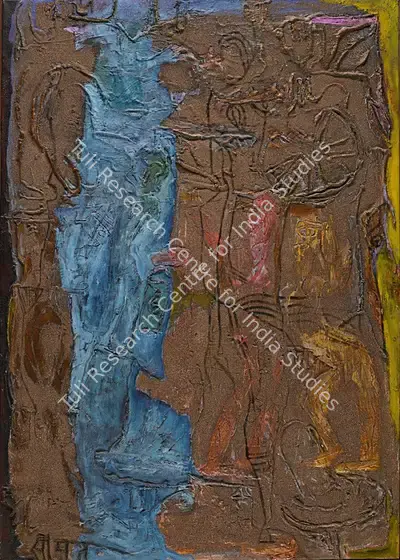 Samant, Mohan (Artist). Untitled, c. late 1960s | Painting, So.Lon/29.09.20, 2020 · Sotheby's