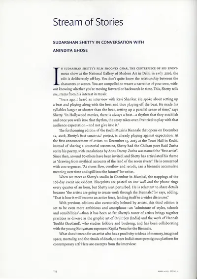 Anindita Ghose (Essayist), Stream of Stories, 2017, Conversation