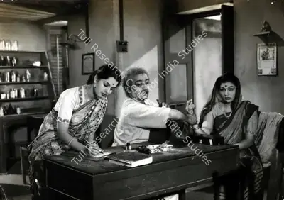 Hem Chunder (Director), Teen Bhai, 1955, Photographic Still