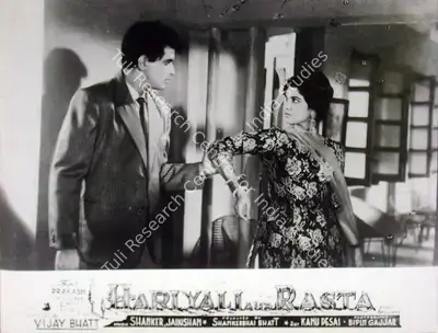 Bipin Gajjar (Cinematographer), Hariyali Aur Rasta, 1962, Lobby Card