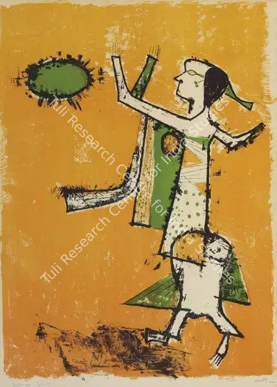 V.S. Gaitonde (Artist), Kultura , 1957, Graphic Art