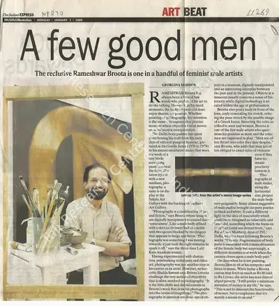 Georgina L. Maddox (Reporter), Afew Good Men, 2008, Newspaper clipping