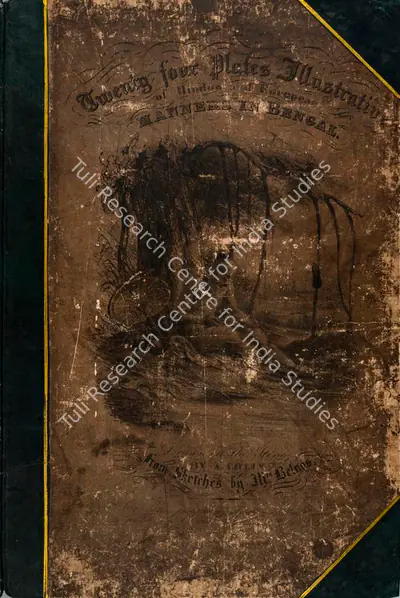 Sophie Charlotte Belnos (Author), Hindoo and European Manners in Bengal; 24 Illustrative plates, 1832, Authored Antiquarian Book