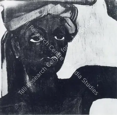 Amrita Sher-Gil (Artist), Detail of Boy with Lemon, 1936, Painting