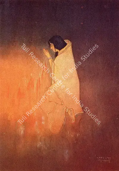 Nandalal Bose (Artist), Sati, 1907, Painting