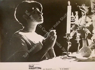 Ramachandra (ii) (Cinematographer), Saat Hindustani, 1969, Lobby Card