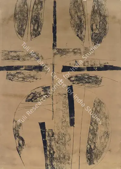V.S. Gaitonde (Artist), Untitled, 1961, Drawing