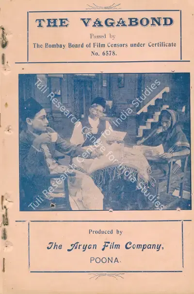 N.D. Sarpotdar (Director), Udan Tappu, 1928, Synopsis Booklet