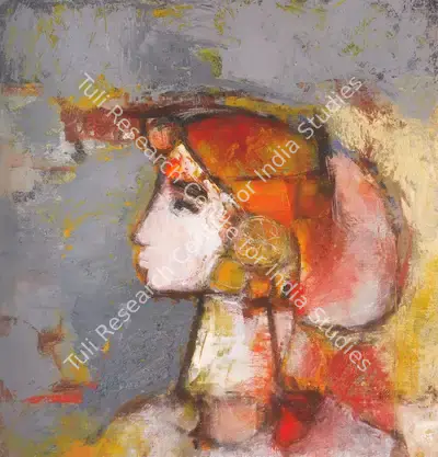 Laxman Shreshtha (Artist), Untitled, Painting