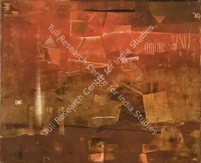 Mohamedi, Nasreen (Artist). Untitled. Oil on canvas, 1969 | Painting | FineArts | 00363032