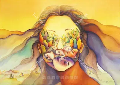 Meetali Singh (Artist), Reflection, 2008, Painting