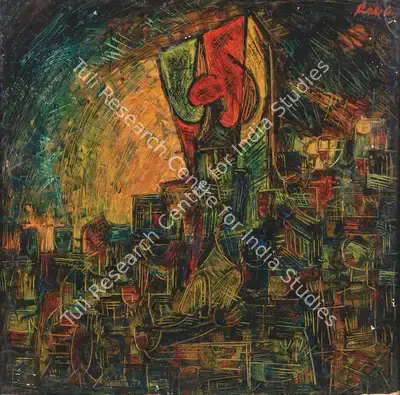 Rabin&nbsp;Mondal (Artist), The Killing of Patrice Lumumba, 1962, Painting